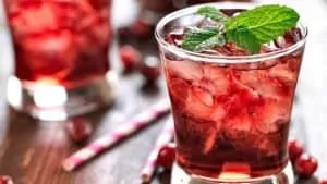 Cocktail met cranberry en vodka