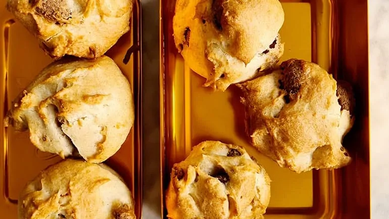 Muffins met pepernoten