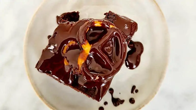 Brownies pretzels en cacao recept