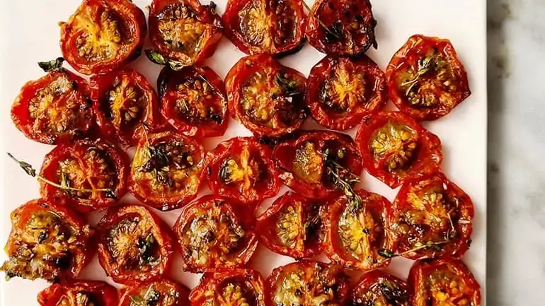 Geroosterde tomaatjes uit de oven